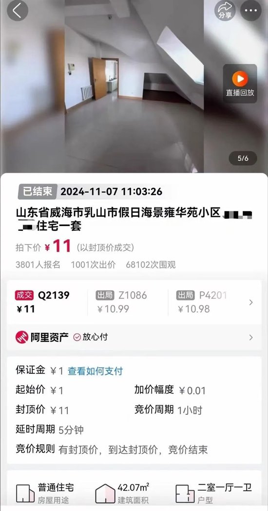 11元拍下海景房！还包过户包税费-第1张图片-拉菲红酒总代理加盟批发官网