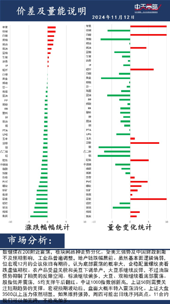 中天策略:11月12日市场分析-第2张图片-拉菲红酒总代理加盟批发官网