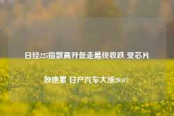 日经225指数高开低走最终收跌 受芯片股拖累 日产汽车大涨20.6%-第1张图片-拉菲红酒总代理加盟批发官网