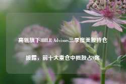 高瓴旗下HHLR Advisors三季度美股持仓披露，前十大重仓中概股占9席-第1张图片-拉菲红酒总代理加盟批发官网