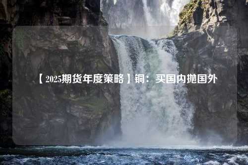 【2025期货年度策略】铜：买国内抛国外