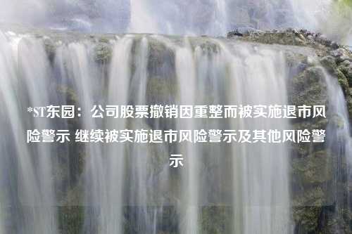 *ST东园：公司股票撤销因重整而被实施退市风险警示 继续被实施退市风险警示及其他风险警示