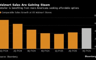 沃尔玛上调年度展望 假日季开局稳健且美国消费者需求强劲