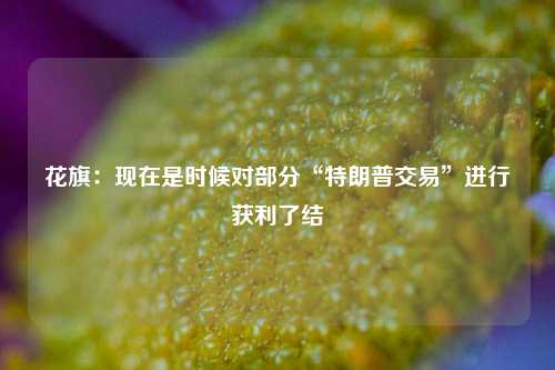 花旗：现在是时候对部分“特朗普交易”进行获利了结